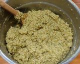 Foto del paso 4 de la receta: Tortitas de amaranto con chícharos secos