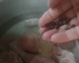 A picture of step 1 of Jhat phat yakhni pulao.