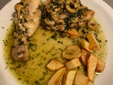 Pollo con aceitunas
