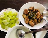 Hình bước làm 5 của món Sườn kho hành tiêu