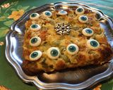 Une image de l'étape 13 de Gâteau fondant effrayant « yeux » aux kiwis,citron et fromage blanc.