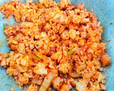 Foto langkah ke 7 dari resep Nasi Goreng Kimchi ala Korea (kimchi-bokkeum-bap).