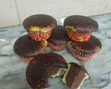 A picture of step 6 of Double layer cup cakes.