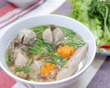 Hình bước làm 8 của món Hủ Tíu Bò Viên