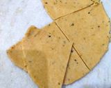 A picture of step 3 of Namkeen poori.
