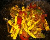 A picture of step 3 of Chilly Paneer Veg on my style.