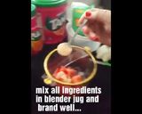 A picture of step 2 of Watermelon tang juice 🍋🍉🥭.