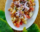A picture of step 6 of Alo chana chat.