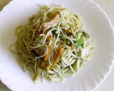 A picture of step 13 of Veg cheese spaghetti.