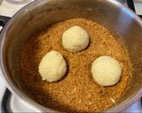 Vegán epres “túrógombóc” recept fázis 5 fotója