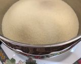 A picture of step 1 of Eggless Semolina Cake.