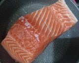 Hình bước làm 1 của món Cá hồi nướng phô mai