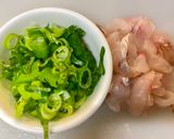 A picture of step 1 of Japanese Zousui (seasoned rice-porridge with fish).
