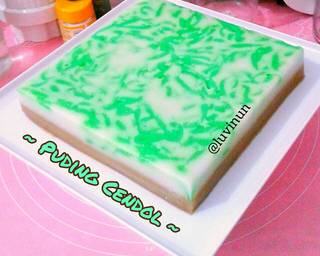 Puding Cendol Gula merah 💚 - Step 6