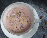 A picture of step 22 of Kashmiri/ Gullabi chai /Sab'z chai.