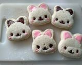 Foto langkah ke 5 dari resep Bunny Sandwich.