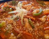 A picture of step 4 of Sweet n sour fish.