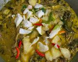 Foto langkah ke 4 dari resep 67. Tongseng Jantung Pisang Kepala Patin.
