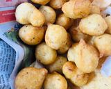 A picture of step 4 of Dahi Bhalle 🔥🔥.