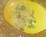 A picture of step 1 of Chicken keema sandwhich.