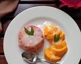 Foto langkah ke 7 dari resep Mango Sticky Rice Dragon Fruit.