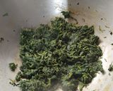 A picture of step 2 of Mustard Greens.