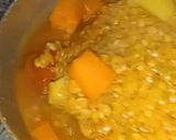 Une image de l'étape 2 de Soupe de lentilles corail.