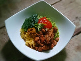 Mie Ayam Hijau+Orange