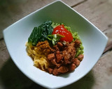 Foto langkah ke 6 dari resep Mie Ayam Hijau+Orange.