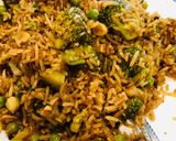 A picture of step 4 of Broccoli bamboo rice.