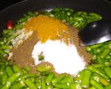 A picture of step 2 of Greenchilli Achar.