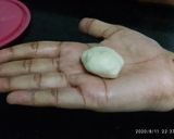 A picture of step 3 of Besan khakhra.