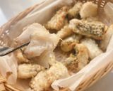 氣炸椒鹽鱸魚片，鮮嫩酥脆！的食譜步驟10照片