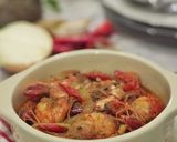 Foto langkah ke 2 dari resep Udang Saus Lada Hitam.