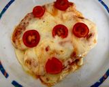 Foto del paso 5 de la receta: Pizza light y express con pan de avena al microondas