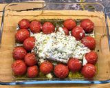 Tiktok tészta, avagy feta sajtos, paradicsomos spagetti recept fázis 2 fotója