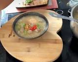 Kao Tom Moo (Thai rice congee with mince pork) recipe step 6 photo
