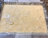 Foto del paso 6 de la receta: Pastel de plátano y manzana sin amasar