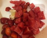 Nyári frissítő ital (cukor nélkül) recept fázis 1 fotója