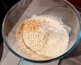 A picture of step 2 of Coconut and hazelnut chocolate cookies.
