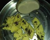 A picture of step 3 of Dhokla.
