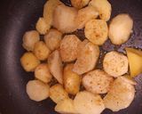 A picture of step 1 of Potatoes with egg source.