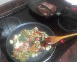 Foto del paso 1 de la receta: Hígado al ajillo a la plancha con salteado de verduras