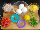 एग चाट बास्केट (Egg chat basket recipe in marathi)