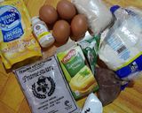 Foto langkah ke 1 dari resep Bolu Ketan Hitam Keju lumer.