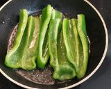 Foto del paso 3 de la receta Pincho de Boquerones fritos con Pimiento verde asado