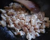 Foto del paso 2 de la receta: Strogonoff de pollo con arroz saborizado😋