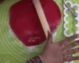 A picture of step 2 of Two-style fondant rose.