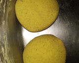 A picture of step 4 of Oats paratha with cucumber raita.