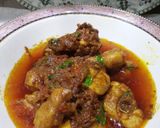 A picture of step 5 of Chicken karia.